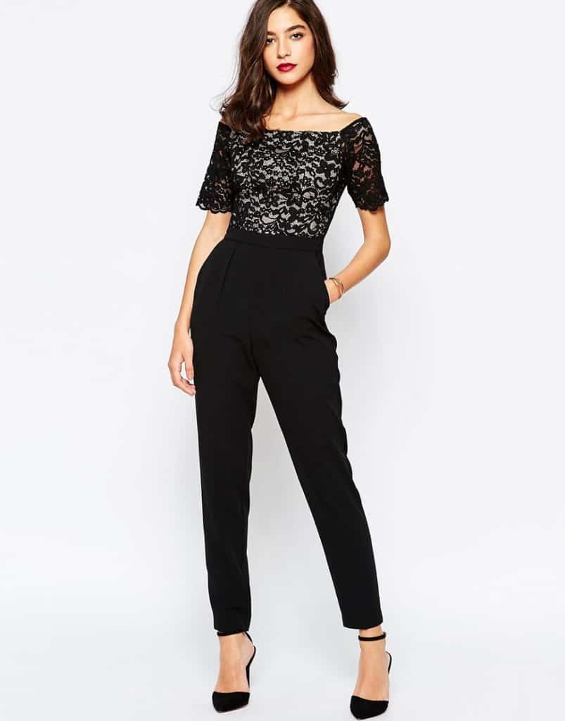 Kelly Osbourne: Steal Her Style 5 Warehouse Lace Shoulder Jumpsuit, $140, ASOS