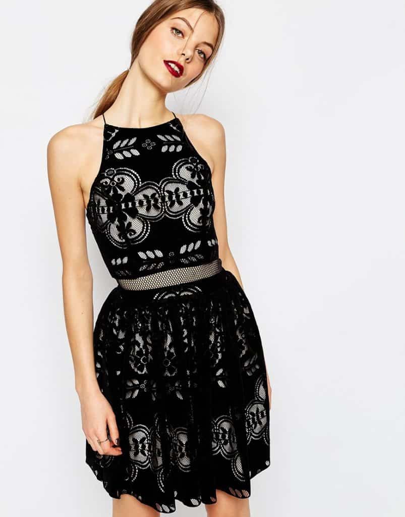Lace prom dress, $112, ASOS