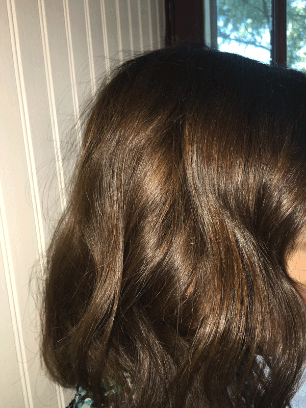 Soft, waves from the NuMe curling wand
