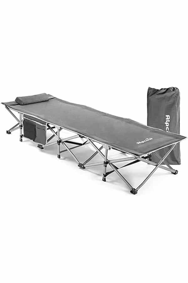 Raised cot for camping