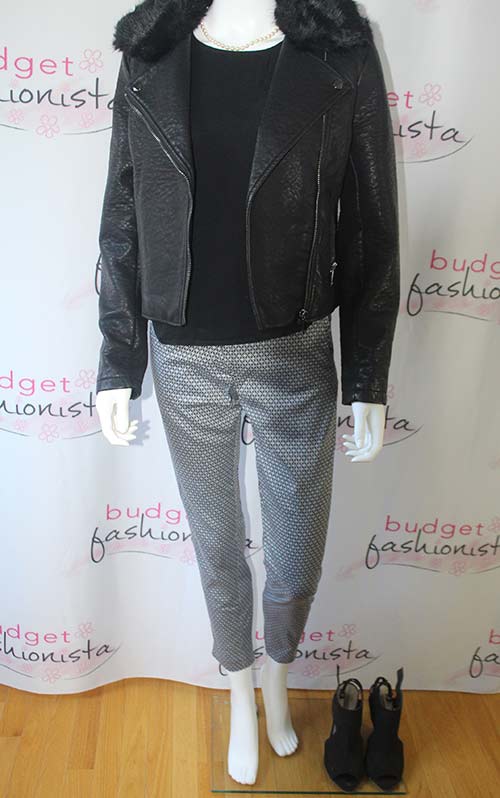 Women Over 40 How to Style a Moto Jacket by Budget Fashionista