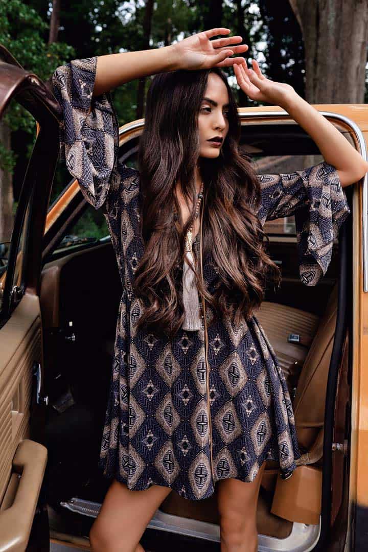 Alpharetta Shopping Guide: Explore Georgia's Retail Destination 1 Woman wearing short dress with geometric pattern