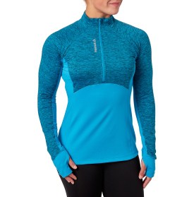 cold weather gear - fitted running top with half-zip