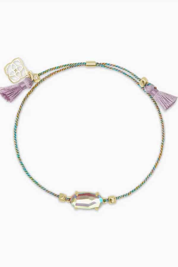 Give Good: 9 Charity Gifts Fashion Enthusiasts will Love 10 Multicolored braided bracelet from Kendra Scott on white background.