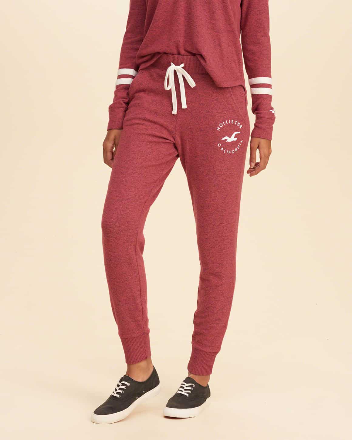 matchy jogger set that looks like pajamas