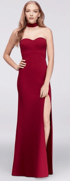 prom dress trends - the dress with attached choker