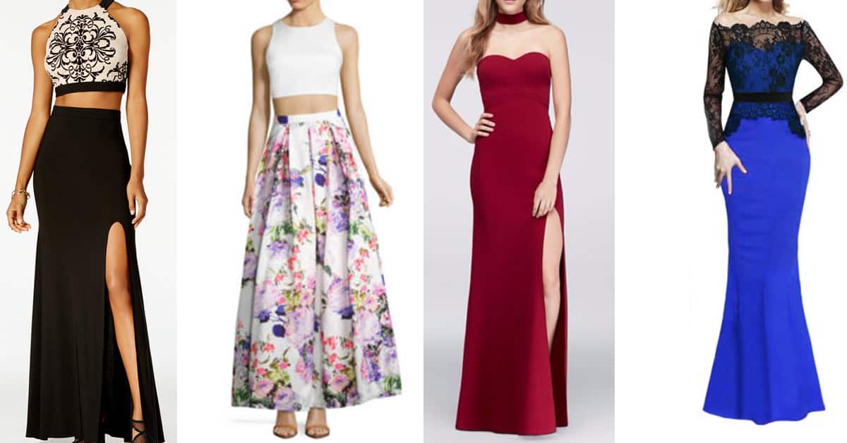 prom dresses trend - two-piece dresses
