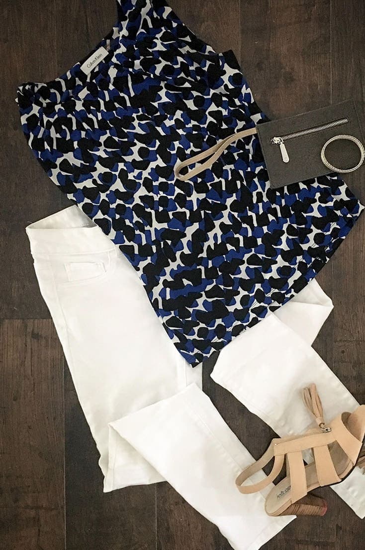 SSh-oes: The Simple Solution to Loud Heels 1 Sshoes are the solution to loud heels. Here, I styled them with white skinny pants, a summer top, silver bracelet and wristlet.