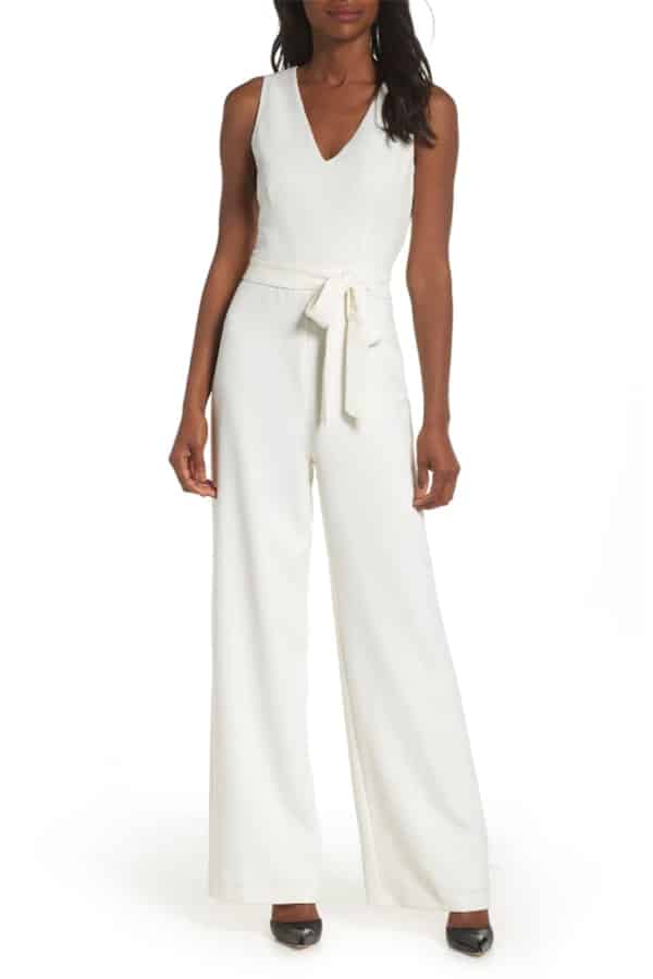 Vince Camuto white jumpsuit