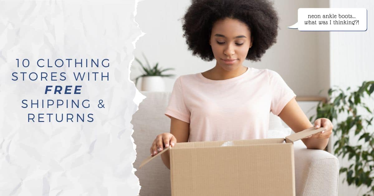 10 Online Clothing Stores with Free Shipping and Returns • budget