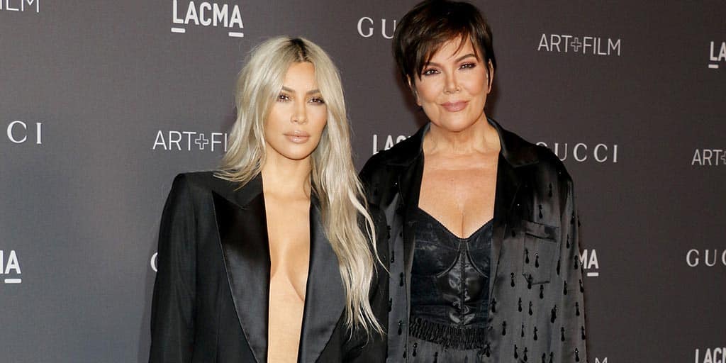 Kris Jenner and Kim Kardashian West