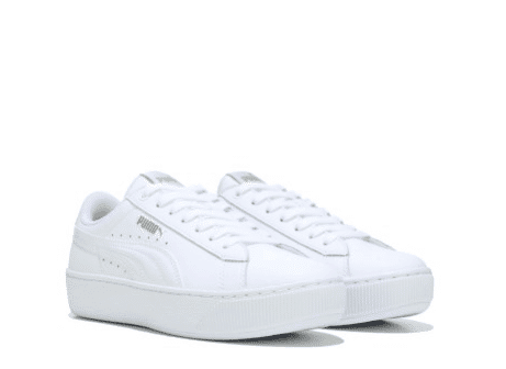 White Puma Platform Sneakers