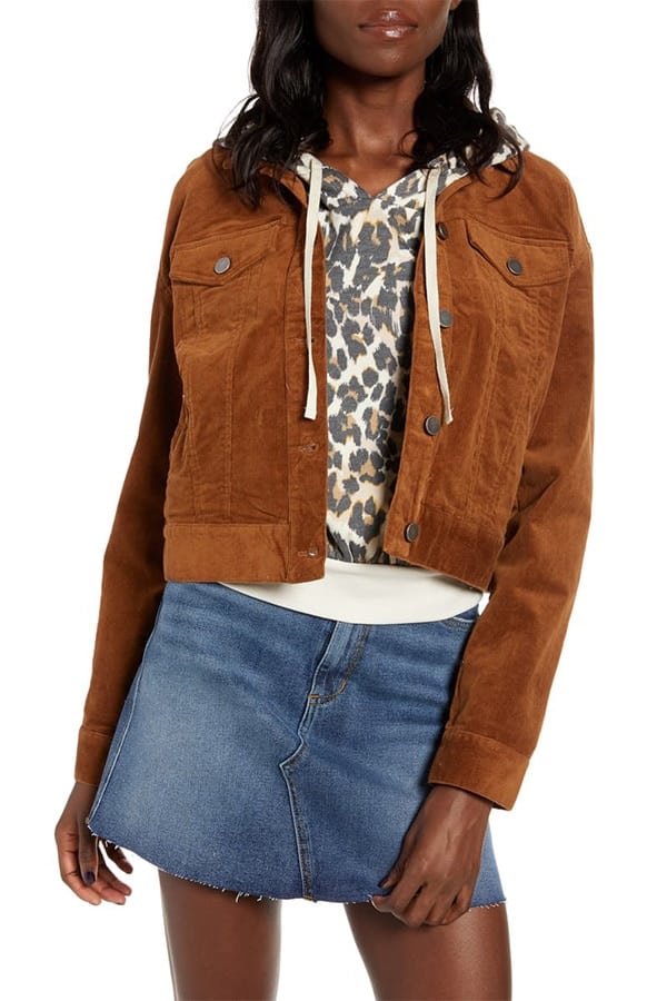 Corduroy crop jacket 