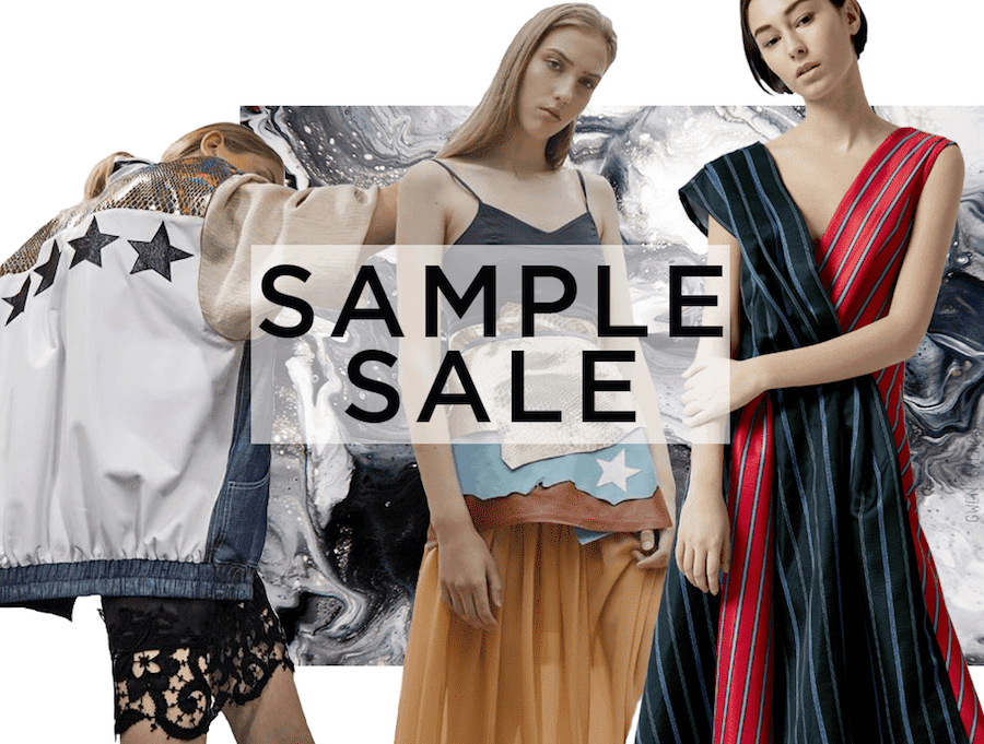 Fashion Advice: Sample Sales vs. Warehouse Sales 1 Dreams on Air Sample Sale Flyer