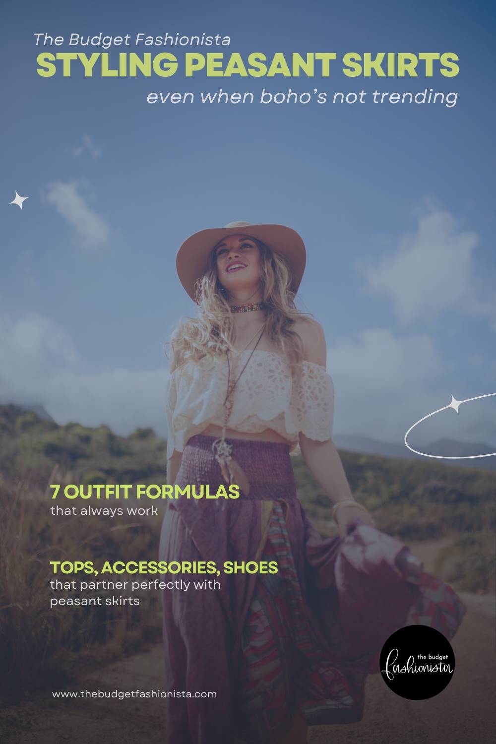 How to style a peasant skirt