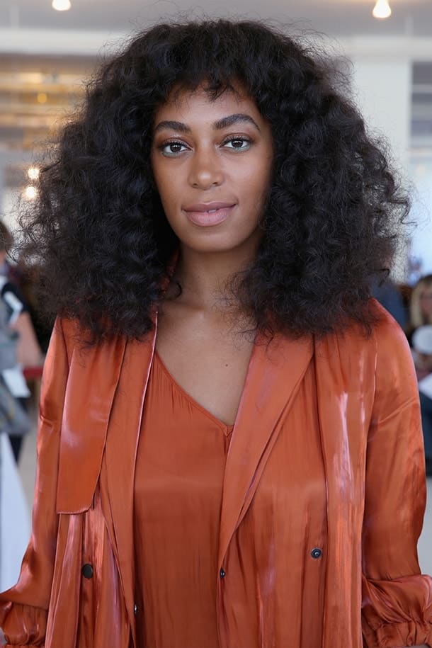 The Blunt Cut: Fall's Freshest Hairstyle 2 Solange with a textured, blunt cut
