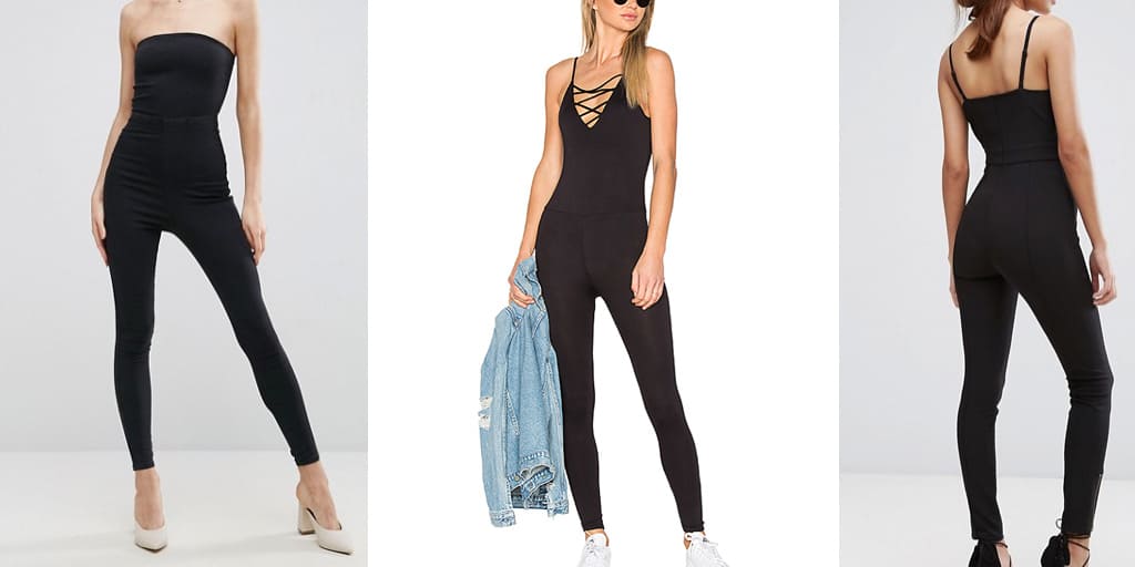 Three unitard outfits