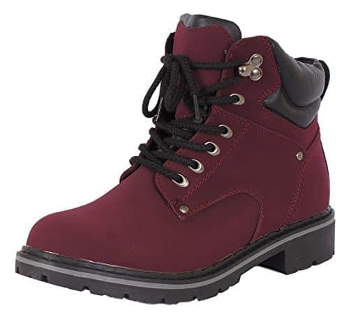 Burgundy Lug Boot