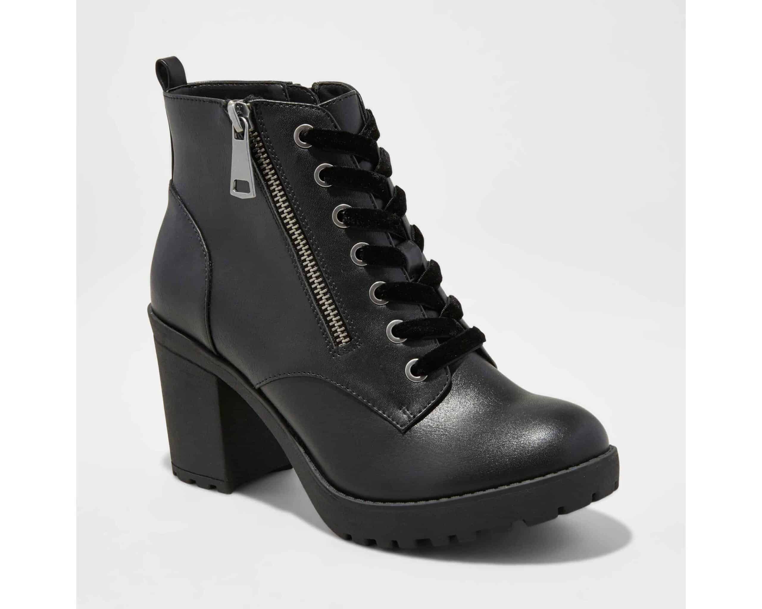 theory lace lug boot