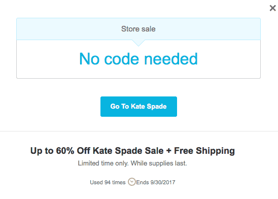 The Hunt for Kate Spade Coupons 5 Kate spade 60% off sale with free shipping