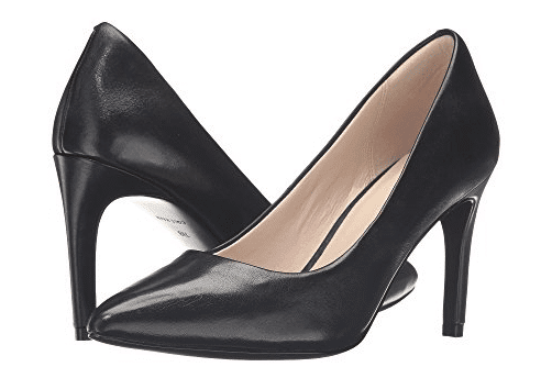 Classic Black Leather Pump