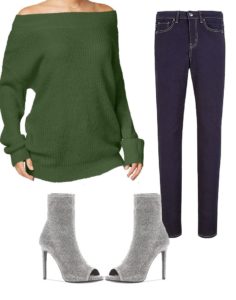 how to wear open toe booties in the winter