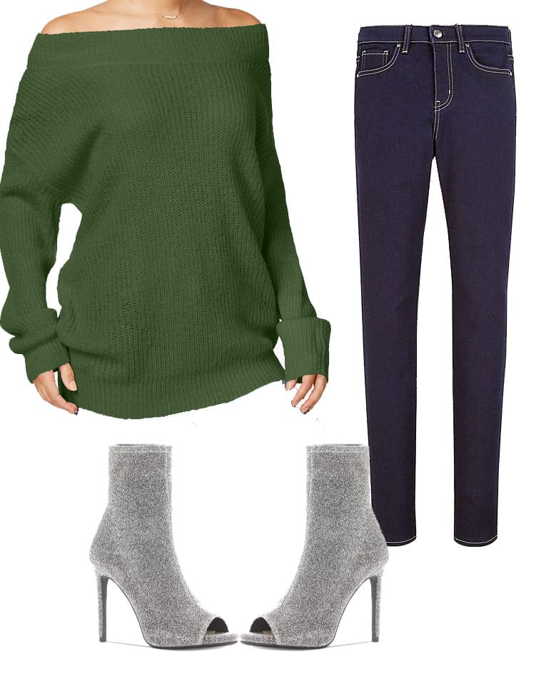sweater top booties