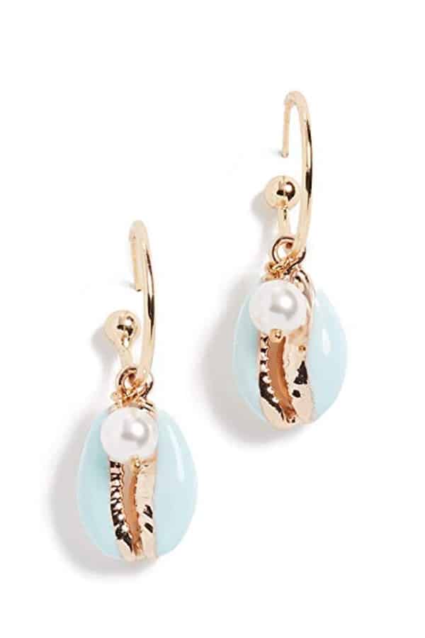 Shell earrings from Amazon
