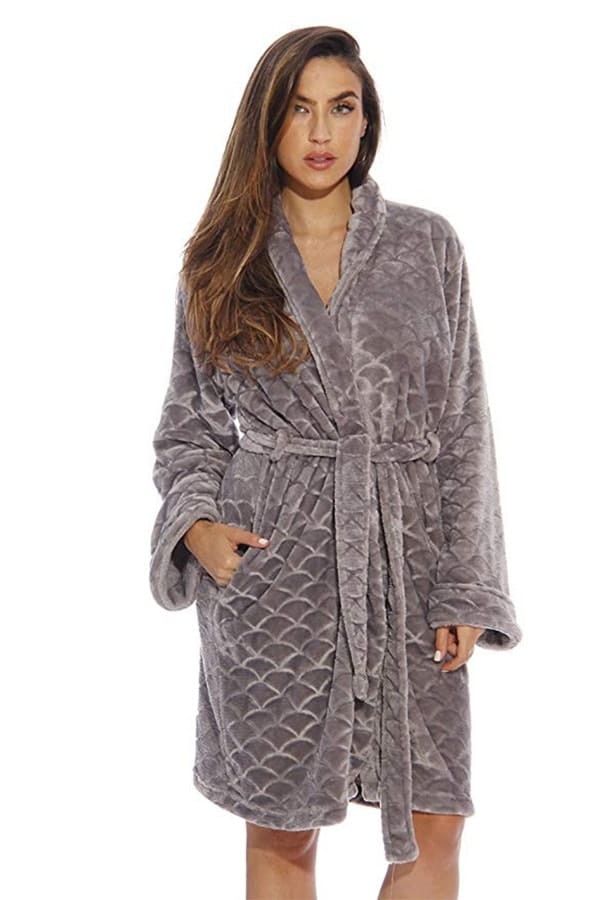 Velour robe