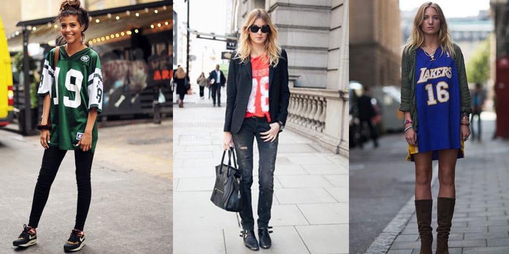 how to wear a football jersey fashionably