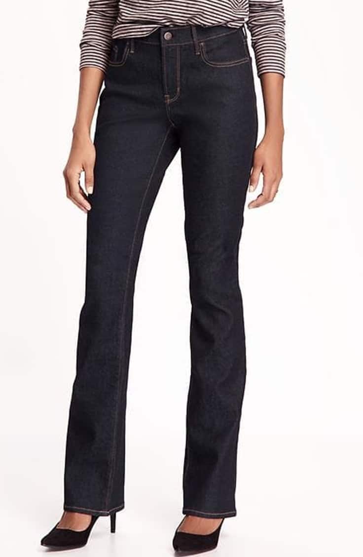 Wear jeans to work like a boss 2 Original boot cut jeans by Old Navy