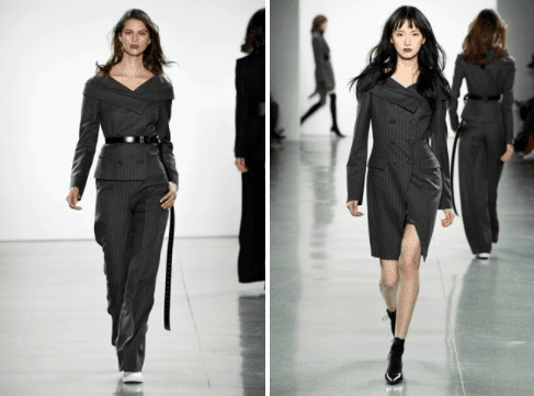 Two runway outfits from TAORAY Wang