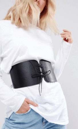 5 style lessons from the taoray wang fall/Winter '18 collection 8 Black corset belt