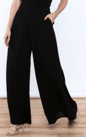 5 style lessons from the taoray wang fall/Winter '18 collection 3 Wide leg black pants