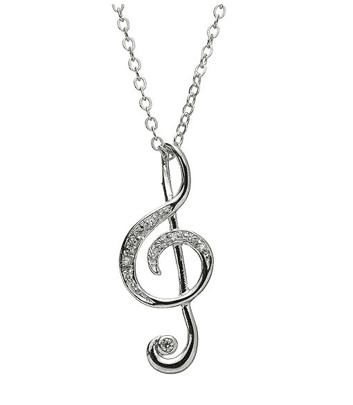 Music note pendant