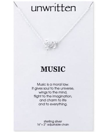 Music themed pendant