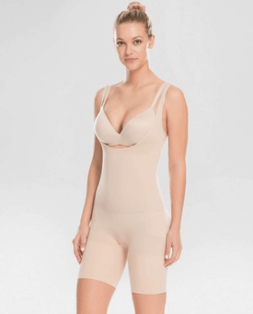 A Smoother You — Fab Shapewear Brands We Love 1 Nude colored one piece shapewear