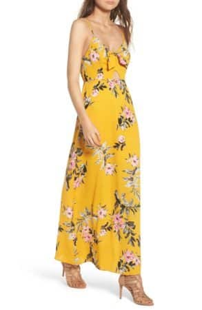 yellow maxi dress
