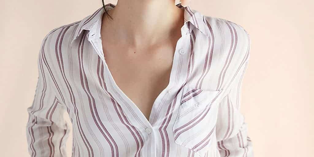 Striped top from Express