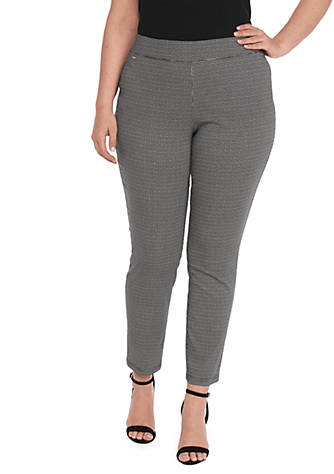 Plus size pull-on pants