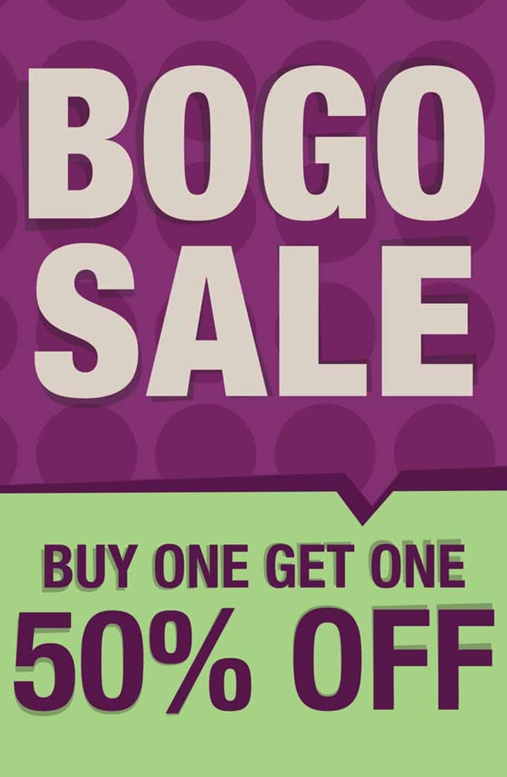 Bogo Sale
