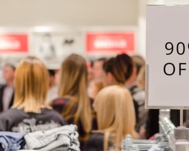 People in line shopping
