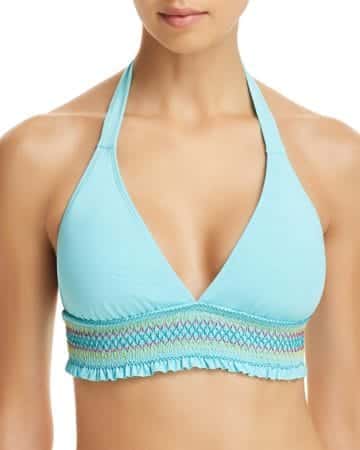 aqua halter style top 