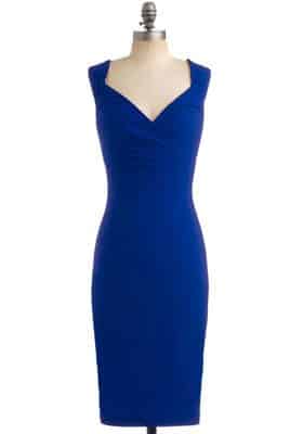 Lady Love Song Dress in Sapphire