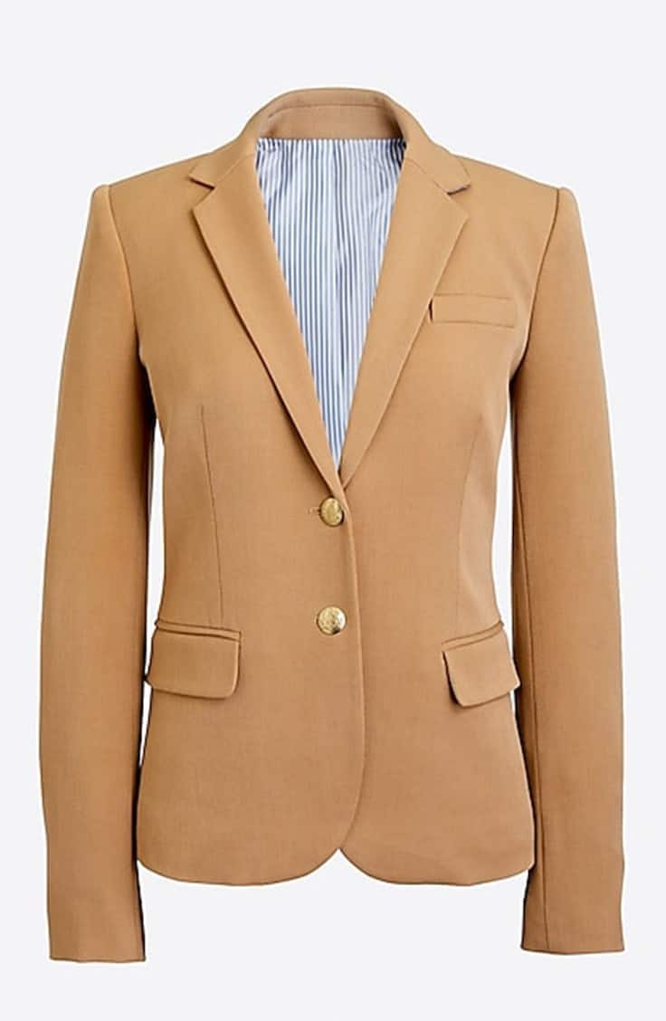 Structured taupe blazer 