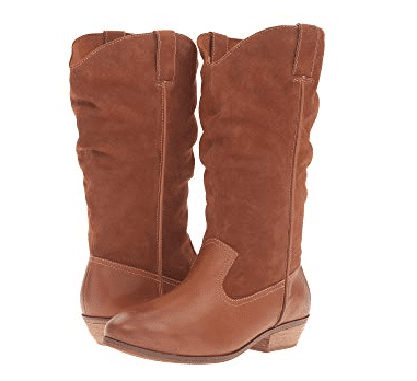 wide calf camel boots