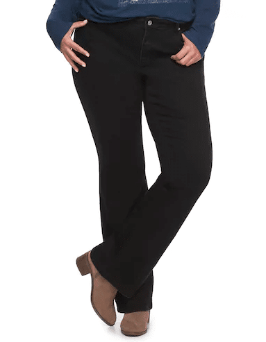 Best Jeans for Women Over 50 4 Curvy boot cut jeans