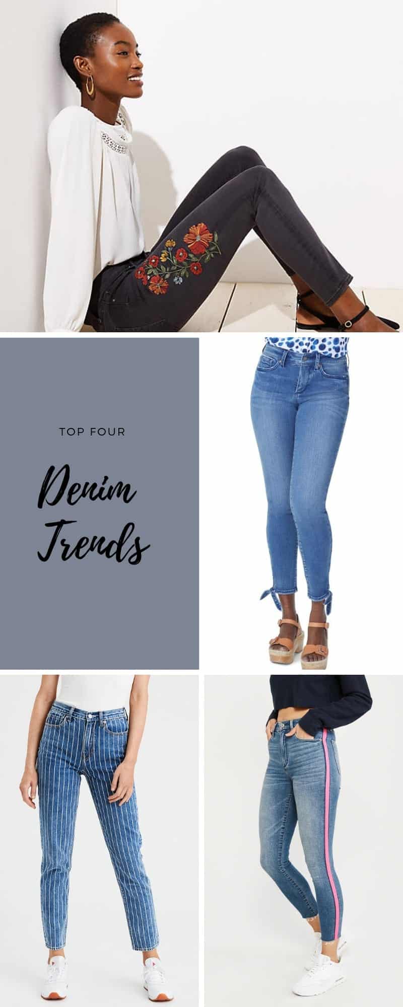 Jeans Lovers Rejoice! 4 Fab Denim Trends to Watch 5 Infographic of denim trends