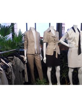 Ann taylor spring preview -- outfits on mannequins
