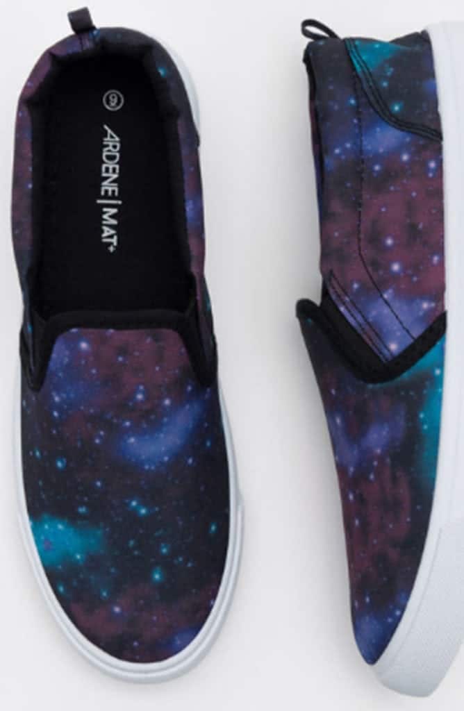 Galaxy themed sneakers